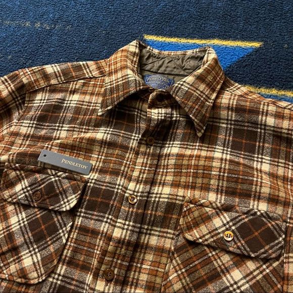 Pendleton Other - Pendleton Virgin Wool Plaid Flannel (L)